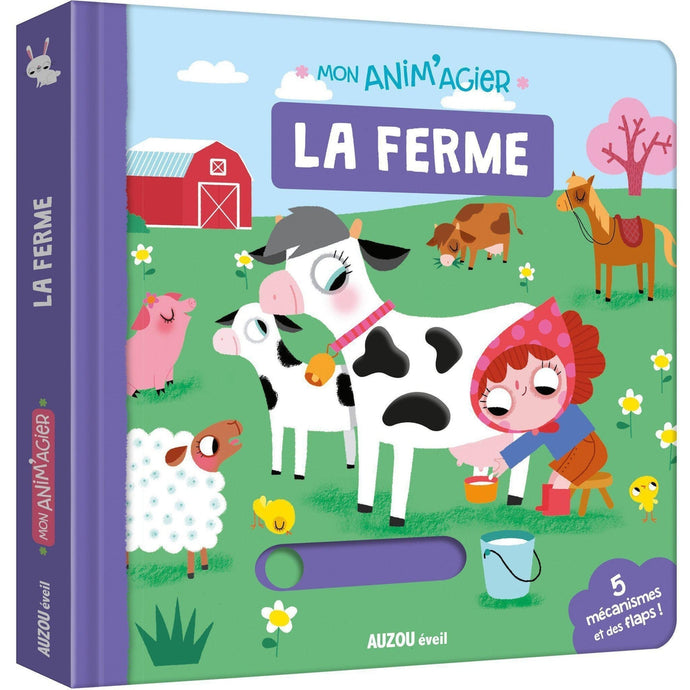 Mon anim'agier - La ferme-Auzou-Les livres pour les enfants de 2 ans
