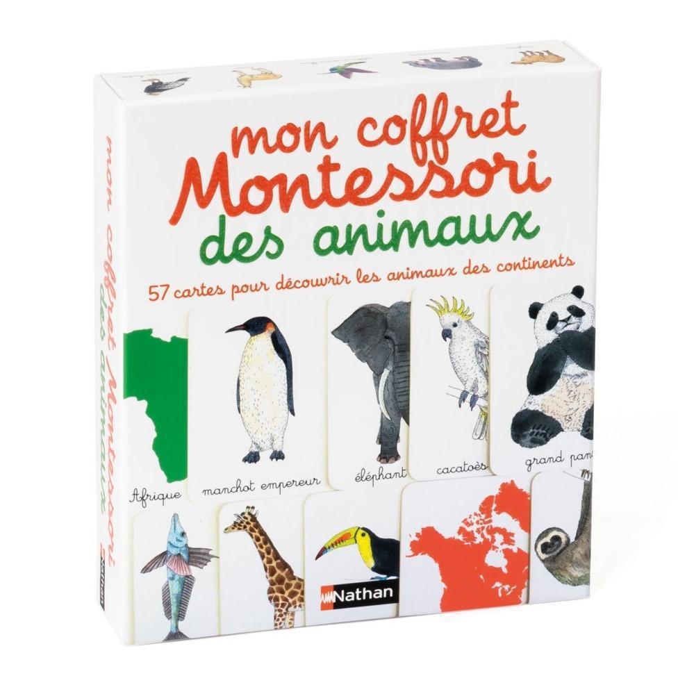 Mon Coffret Montessori des animaux-Nathan-Les livres Montessori pour enfants