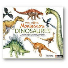 Charger l&#39;image dans la galerie, Mon Coffret Montessori Dinosaures-Nathan-Les livres Montessori pour enfants