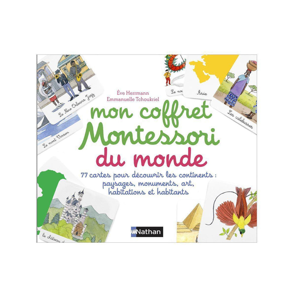 Mon Coffret Montessori du Monde-Nathan-Les livres Montessori pour enfants