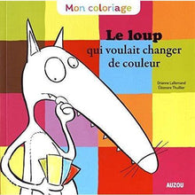 Charger l&#39;image dans la galerie, Mon coloriage du loup qui voulait changer de couleur-Auzou-Orianne Lallemand &amp; Eleonore Thuillier