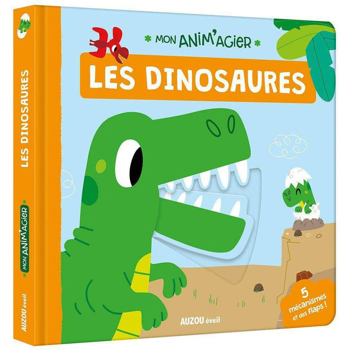 Mon anim'agier - Les dinosaures - Un livre pour 1 an et +