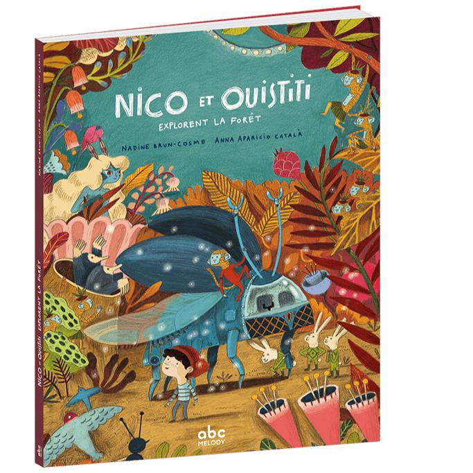 Nico et Ouistiti explorent la forêt-abc MELODY-Les livres pour les enfants de 4 ans