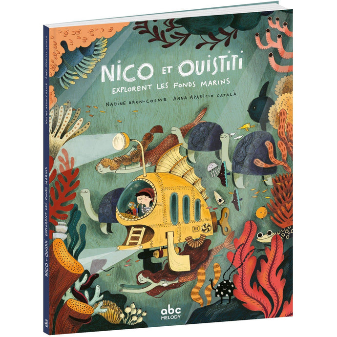 Nico et Ouistiti explorent les fonds marins-abc MELODY-Les livres pour les enfants de 4 ans