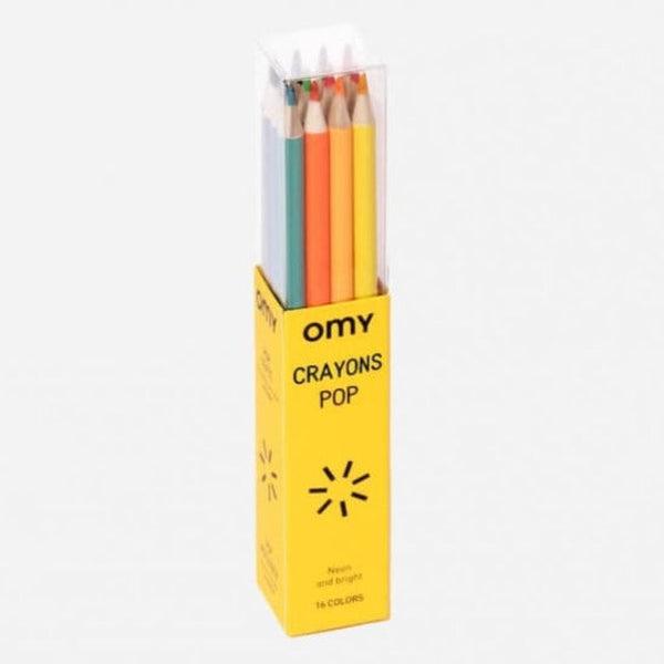Boîte de 16 crayons de couleurs  - Crayons enfant 3 ans et +