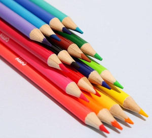 Boîte de 16 crayons de couleurs  - Crayons enfant 3 ans et +