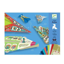 Charger l&#39;image dans la galerie, Origami - Avions-Djeco-Kit créatif pour enfant