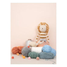 Charger l&#39;image dans la galerie, Petite peluche Lion en coton bio tricoté - Meri Meri