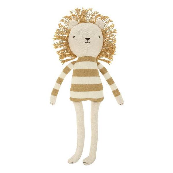 Petite peluche Lion en coton bio tricoté - Meri Meri