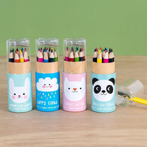12 petits crayons de couleur - Miko le Panda-4-Rex London-Fournitures pour enfant