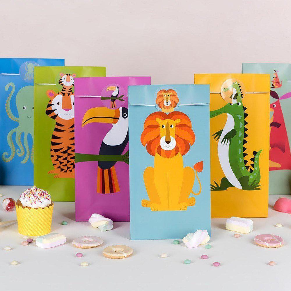 Pochettes cadeaux - Les créatures colorées-Rex London-Papeterie pour enfant