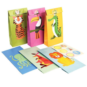 Pochettes cadeaux - Les créatures colorées-2-Rex London- Papeterie pour enfant