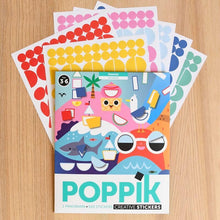 Charger l&#39;image dans la galerie, Pochette et gommettes - Poster créatif et 520 stickers Les saisons - Poppik