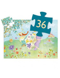 La princesse du printemps - Puzzle silhouette - Djeco