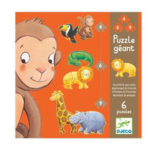 Charger l&#39;image dans la galerie, Ouistiti et ses amis - Puzzle géant évolutif-2-Djeco-Nos idées cadeaux pour enfant à chaque âge