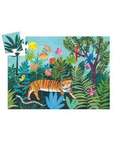 La balade du tigre - Puzzle silhouette - Djeco
