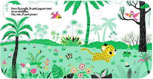 Regarde dans la jungle - Un livre pour bébés de 6 mois et + - Nathan