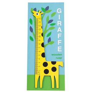 Règle en bois - La girafe-3-Rex London-Anniversaire animaux sauvages pour les enfants