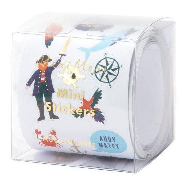 Rouleau de Mini Stickers Pirates-Meri Meri-Papeterie pour enfant