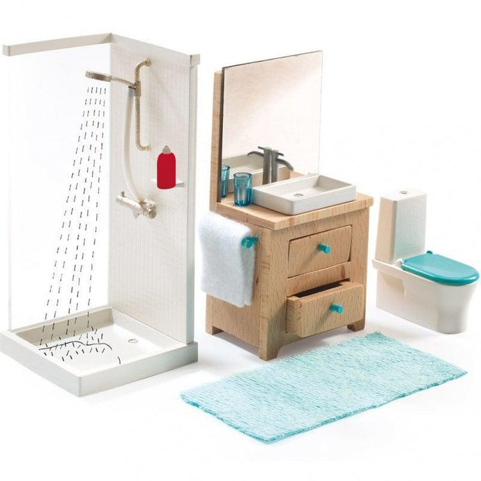 La salle de bain-mobilier maison de poupées-Djeco-Nos idées cadeaux pour enfant à chaque âge