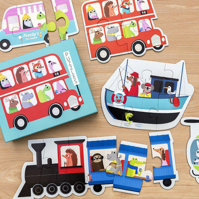 Puzzle évolutif Les transports-Rexlondon-Nos idées cadeaux pour enfant à chaque âge