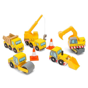 Set de construction - 5 petits véhicules en bois-Le Toy Van-Nos idées cadeaux pour enfant à chaque âge