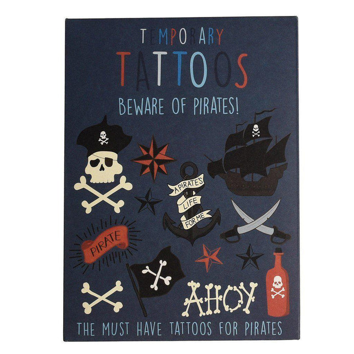 Tatoos Prenez garde aux pirates!-Rex London-Anniversaire pour enfants sur le thème de l'océan, des pirates, des sirènes