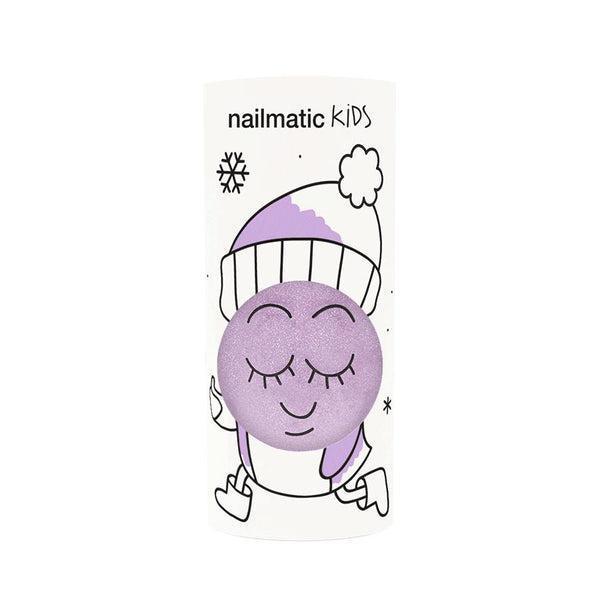 Vernis enfant à base d'eau - Piglou, violet paillettes - Nailmatic