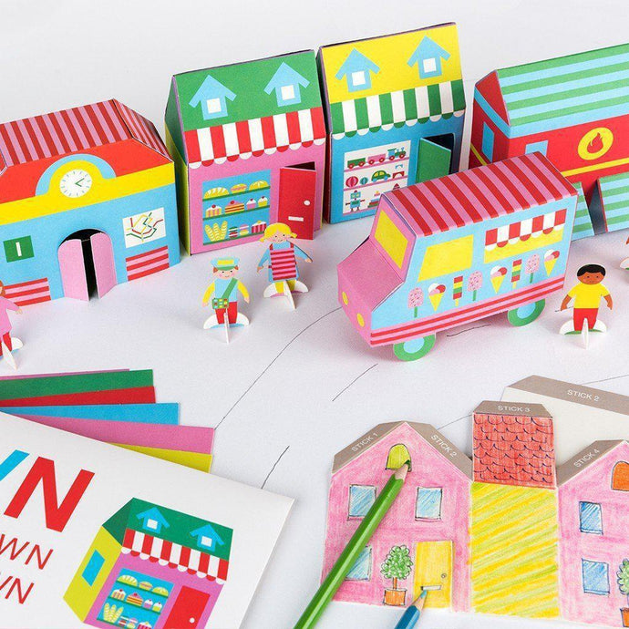 Ville Origami-Rex London-Kit créatif pour enfant