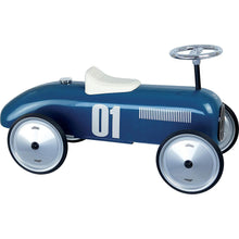 Charger l&#39;image dans la galerie, Porteur voiture vintage Bleu pétrole - Pour enfants de 18 mois et + Vilac