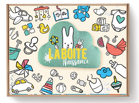 Coffrets cadeaux et jeux d'éveil pour les bébés Les boîtes naissance de Graffiti